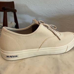 NWT SeaVees Natural Recycled Cotton Canvas Shoes